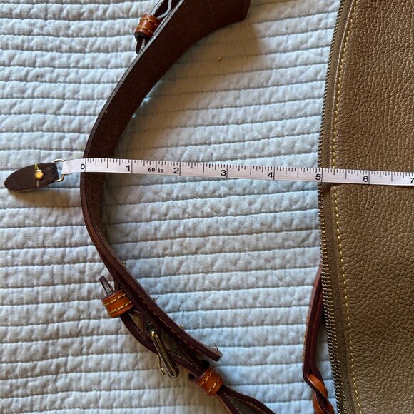 Michael Kors Pebbled Leather Hobo Shoulder Bag Tan Brown - Picture 10 of 12